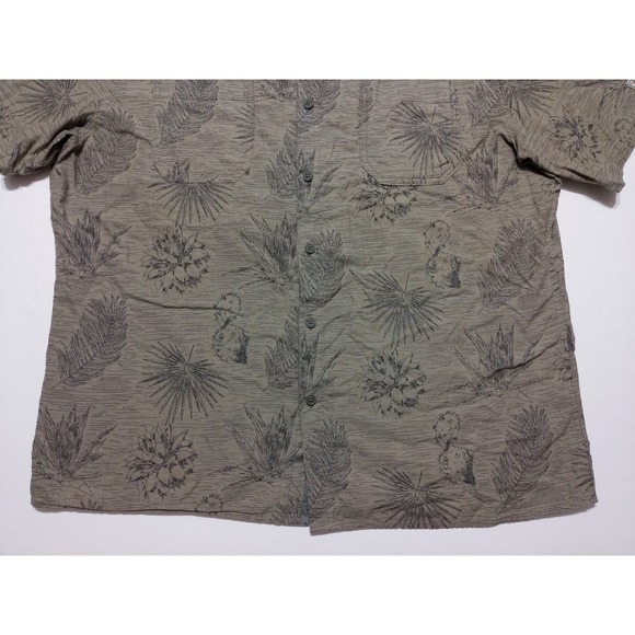 KUHL Thrive Short Sleeve Button Shirt 7575 Western Cactus Cotton Tencel Green XL - Picture 8 of 12